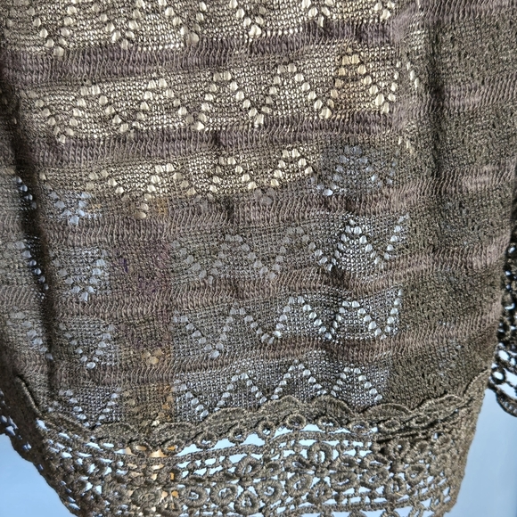 a.n.a Black Lace Short Sleeve  Cardigan Duster NWT 2XL - Picture 6 of 7